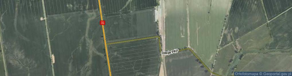 Zdjęcie satelitarne Stacja PKP ul.